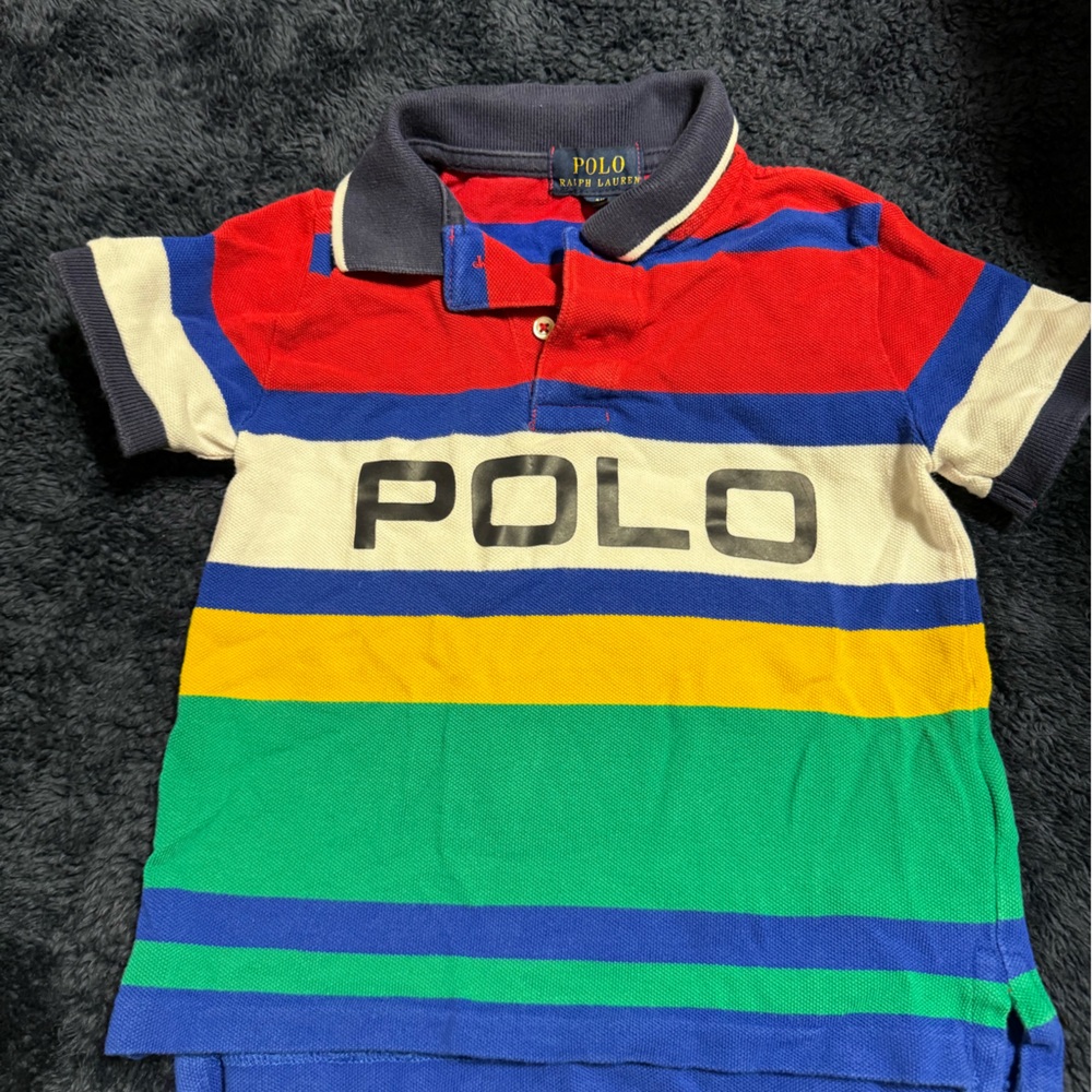 3T: Ten Ralph Lauren polo and Janie & jack button down polo shirts.